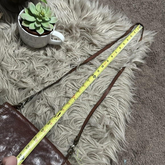 Vintage Made in Italy Crossbody Bag-Leather-Removable Strap-Flap Snap Closure - Picture 14 of 17